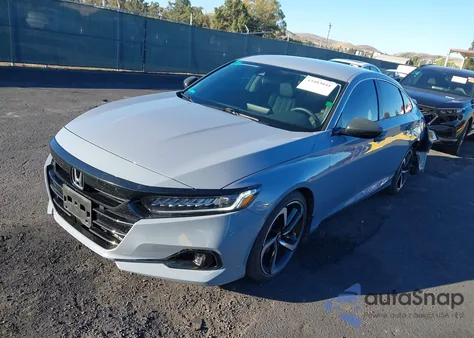 2022 Honda Accord Sport Se из США, поврежденный, VIN 1HGCV1F40NA011145